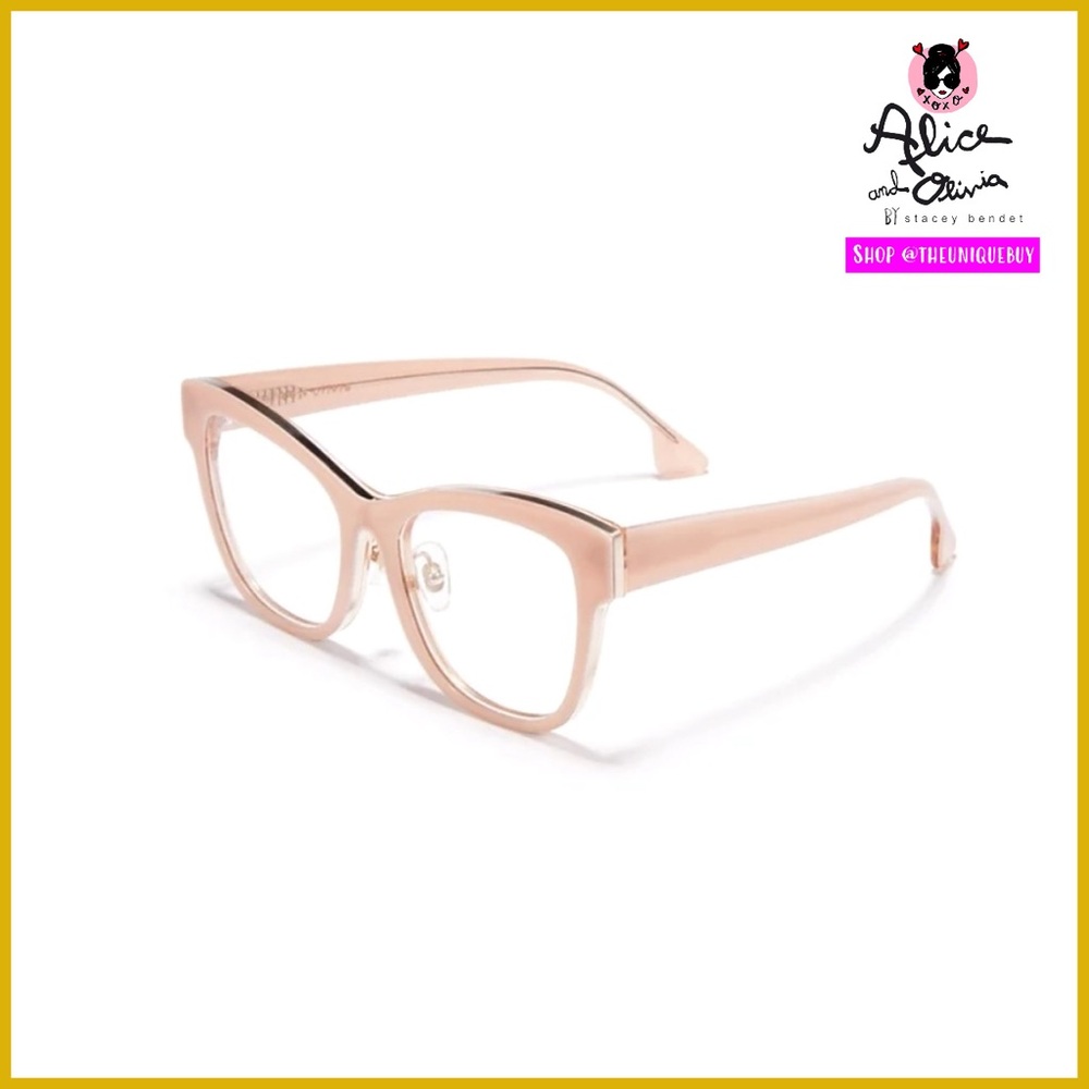 Alice + Olivia Les Halles Blush Pink Glasses